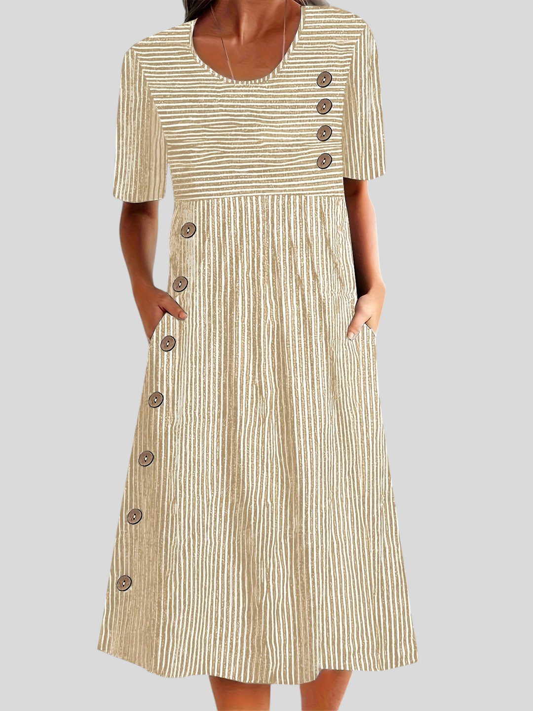 Sofija - Prugasta Ljetna Haljina