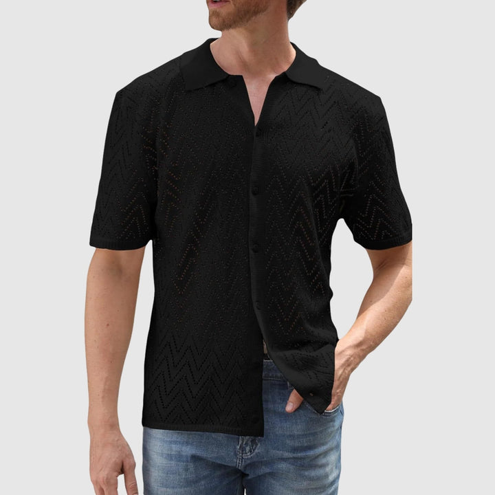 Libuše – Pletena košulja s uzorkom u obliku cik-cak