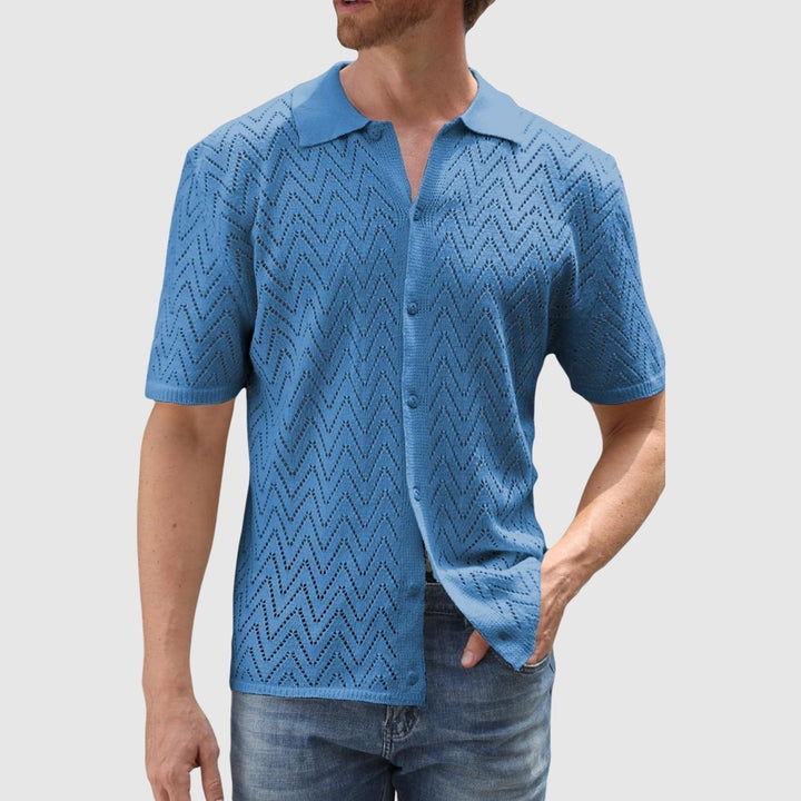 Libuše – Pletena košulja s uzorkom u obliku cik-cak