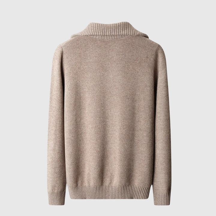 Libuše - Camisola s zipom Taranto Merino vuna