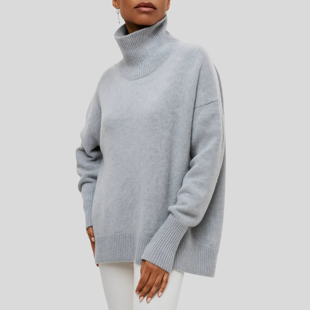 Stefanie - Pleteni Pulover s Dolčevitom