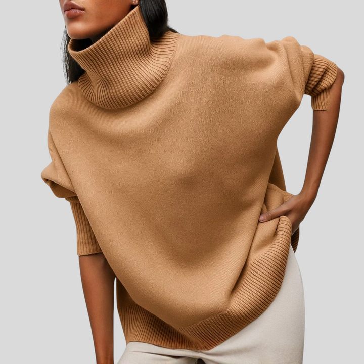 Stefanie - Pleteni Pulover s Dolčevitom