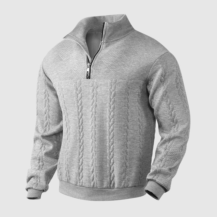 Libuše – Premium pulover s četvrtastim patentnim zatvaračem