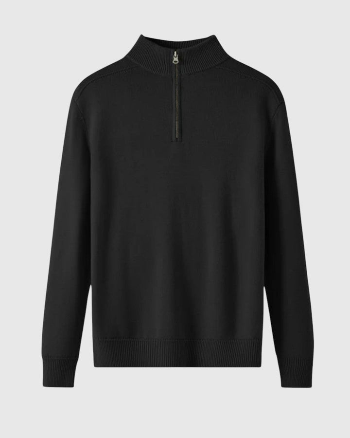 Libuše - Pulover sa zatvaračem od merino vune Capri