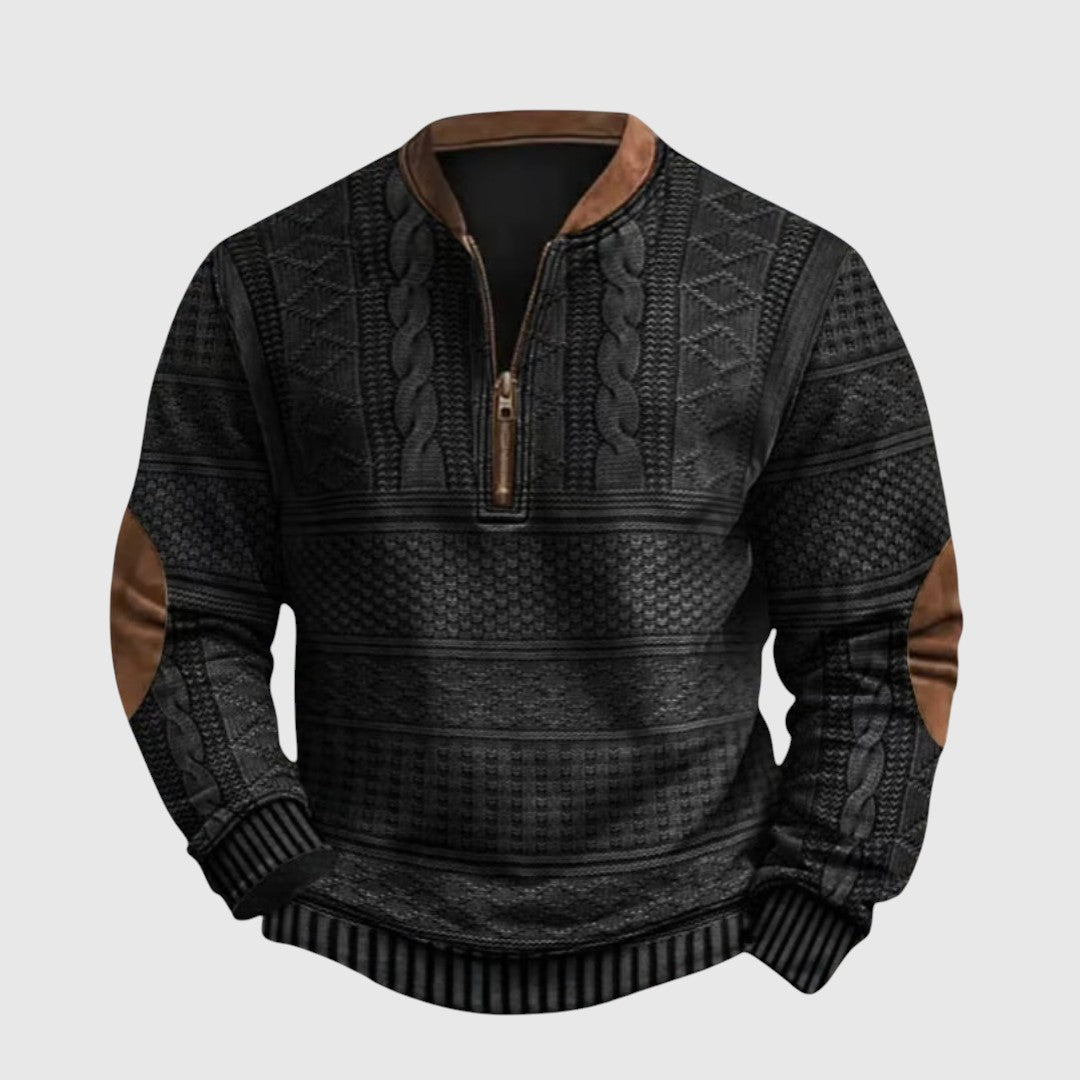 Charles - Pulover s polovičnim zipom