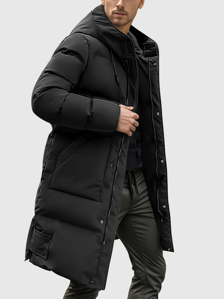 Jan – Prošiveni dugi kaput s kapuljačom