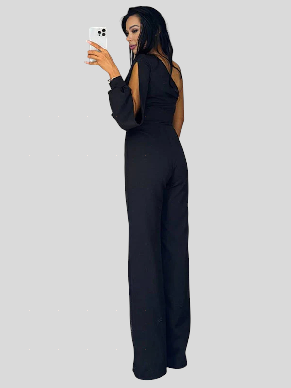 Artemis - Elegantni Jednodijelni Kombinezon Na Jedno Rame Sa Sjajnim Detaljom