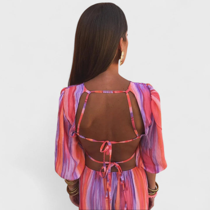 Sara - Elegantna haljina s izrezima 