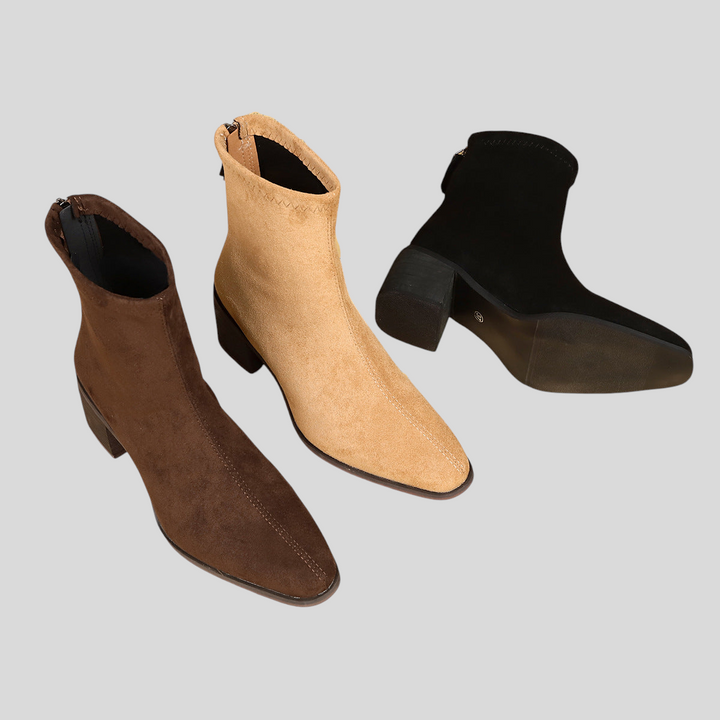 Giuliana - Elegantne Čizme Od Brušene Kože