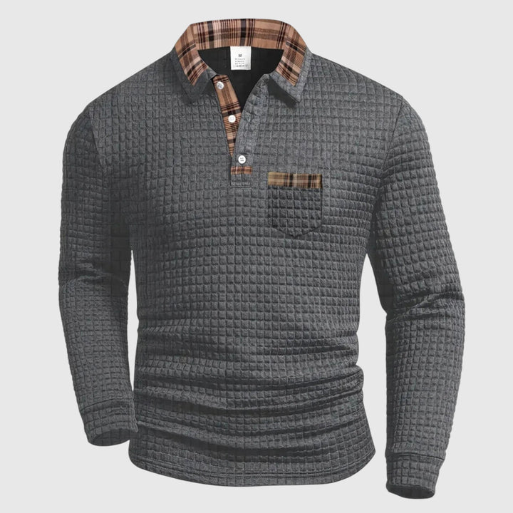 Brooklyn - Muška polo majica s kariranim uzorkom