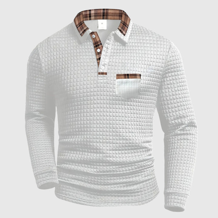 Brooklyn - Muška polo majica s kariranim uzorkom