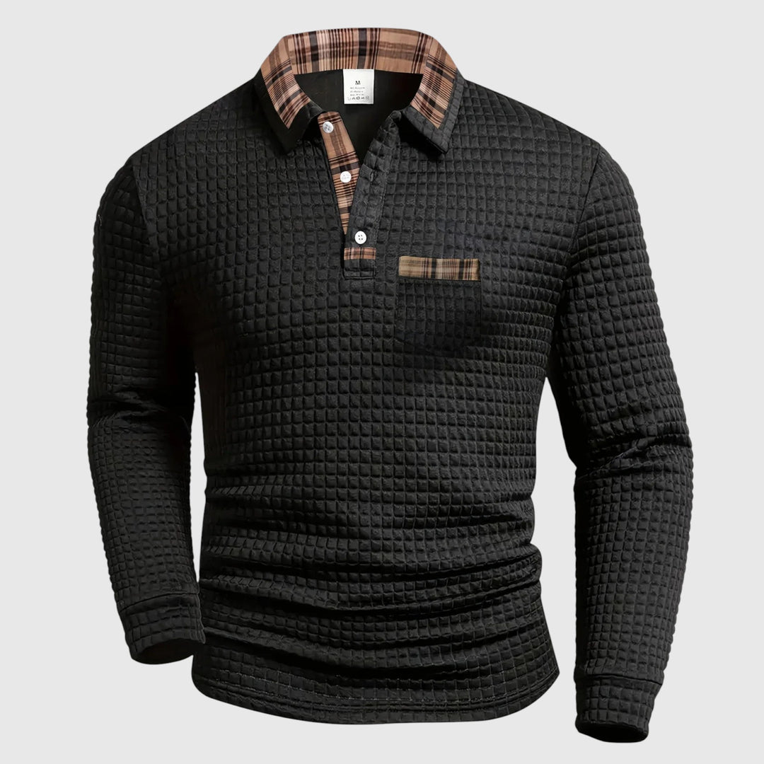 Brooklyn - Muška polo majica s kariranim uzorkom