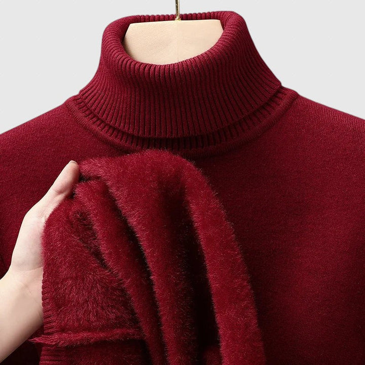 ARLO - Pulover od merino vune s visokim ovratnikom