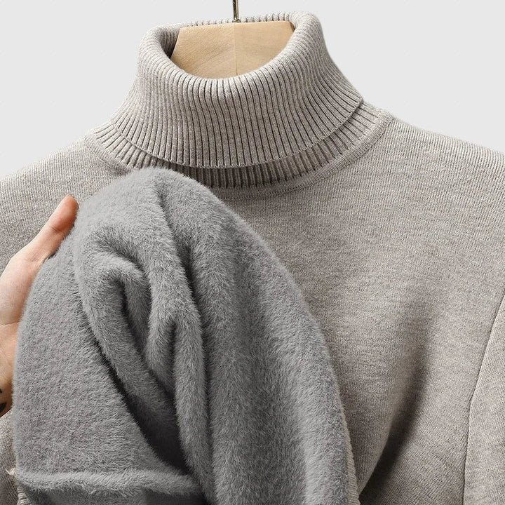 ARLO - Pulover od merino vune s visokim ovratnikom