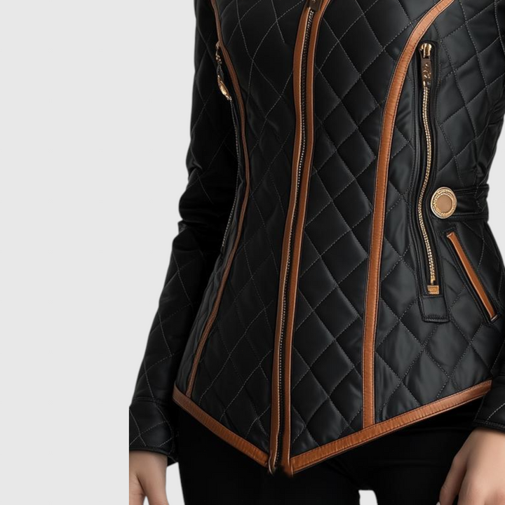 Clara - Stilska jakna s prošivanjem i suženim strukom