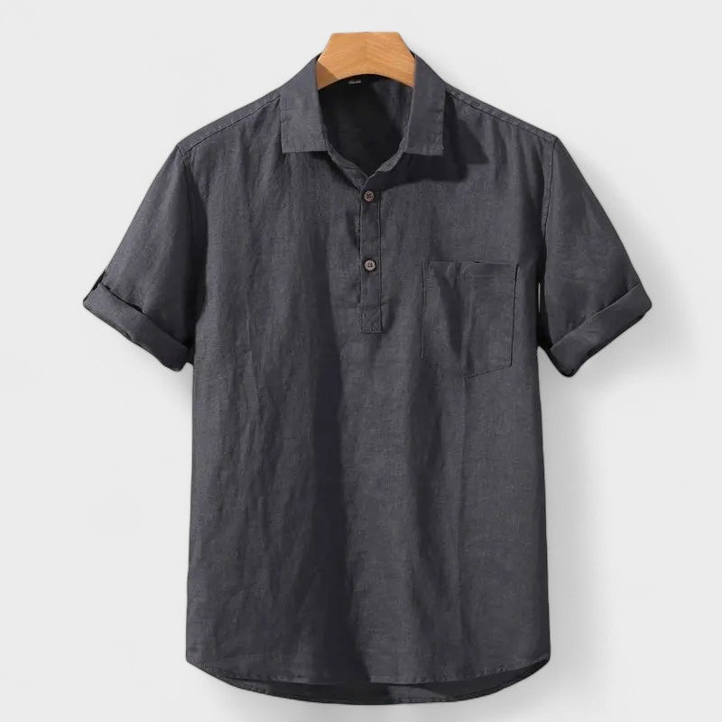 Kaj - Polo majica od lanenog platna