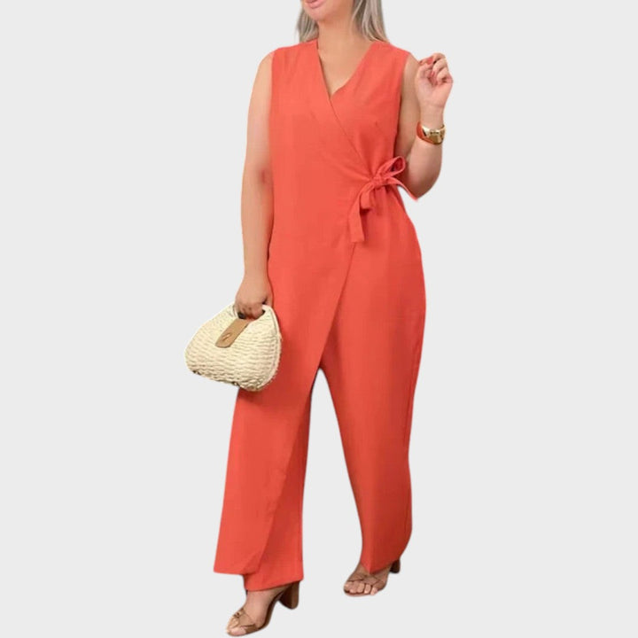 Dragana - Elegantni kombinezon s V-izrezom