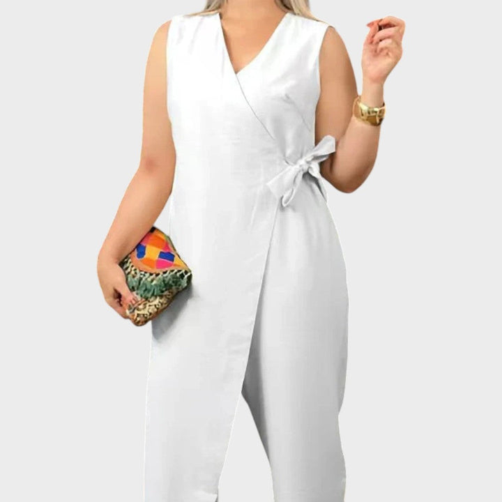 Dragana - Elegantni kombinezon s V-izrezom