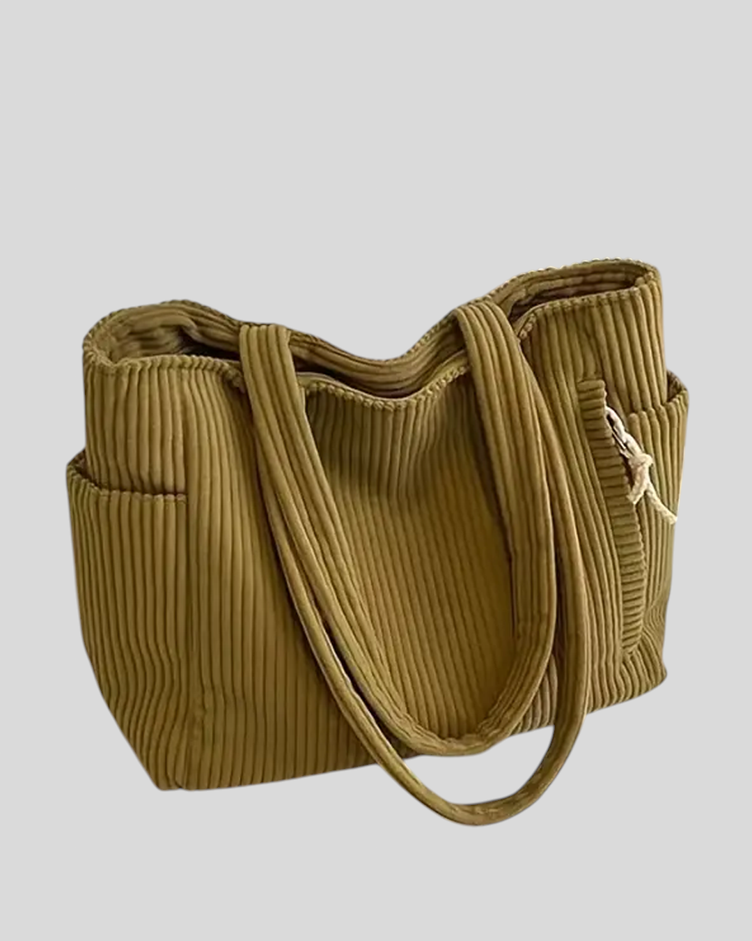 Tilda - Rebrasta torbica s detaljima od konopa