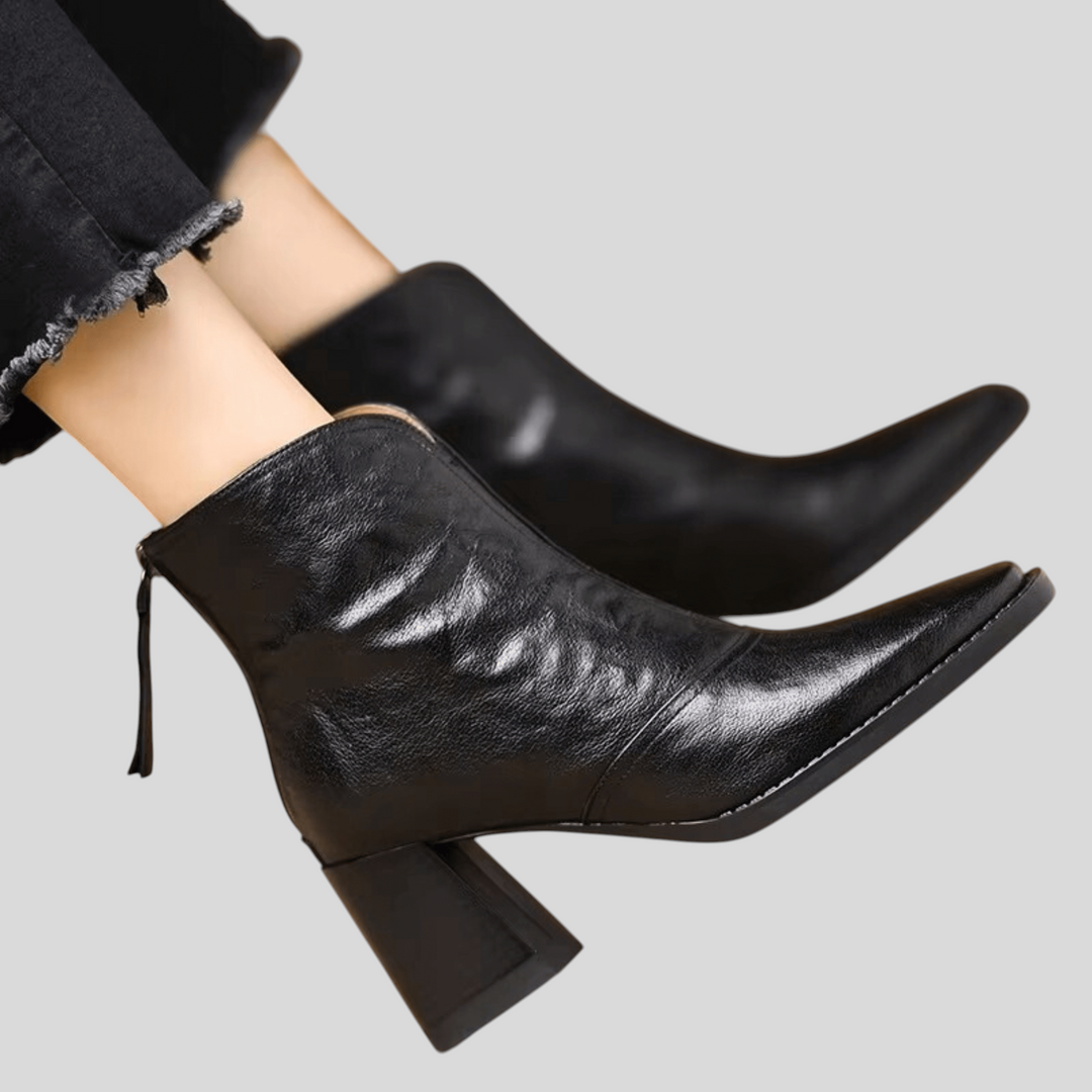 Chloe - Luksuzne Čizme Sa Srednjom Petom